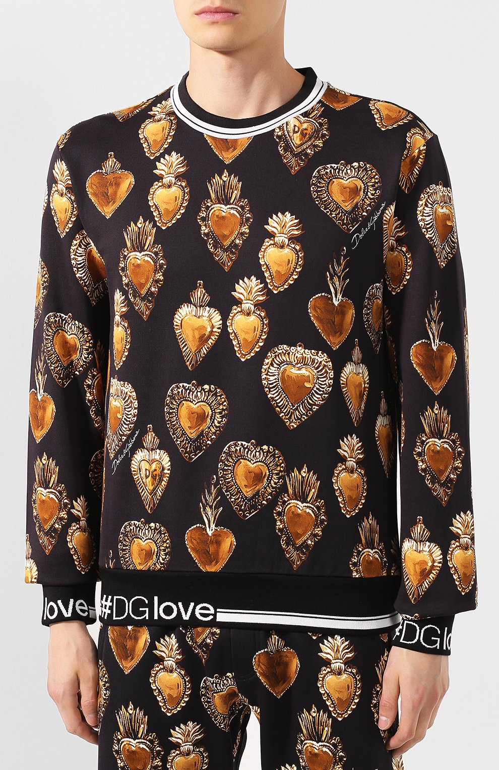 Хлопковый свитшот DOLCE & GABBANA, арт. G90W6T/FS77I, фото 3