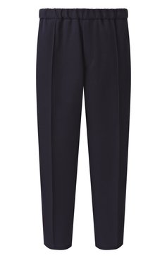 Мужские шерстяные брюки JIL SANDER темно-синего цвета, арт. J21KA0012/J40002 | Фото 1 (Материал сплава: Проставлено; Материал внешний: Шерсть; Длина (брюки, джинсы): Стандартные; Драгоценные камни: Прос�тавлено; Случай: Повседневный; Стили: Кэжуэл)