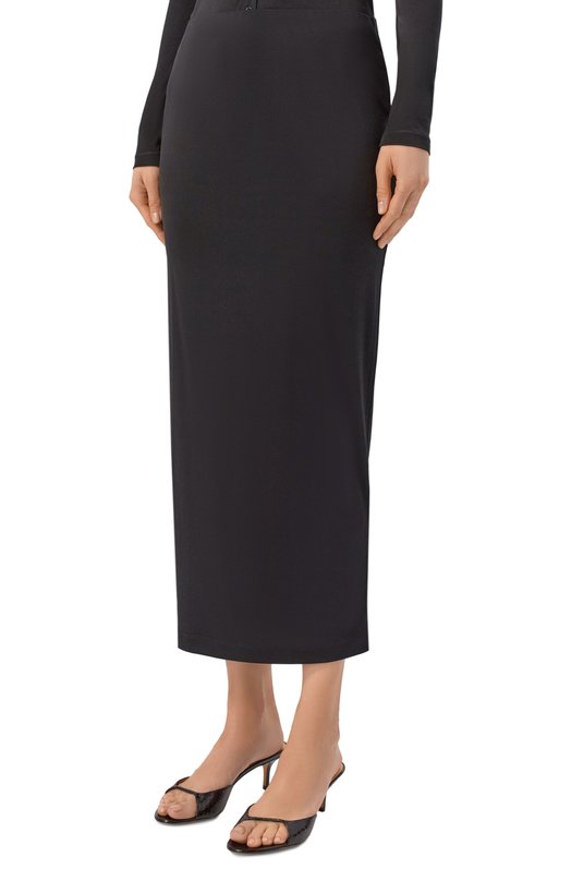 Шелковая юбка Pervert PE26/SK01/60-04 Чёрный  PE26/SK01/60-04 Фото 3