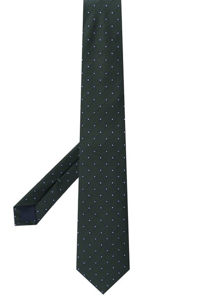 Шелковый галстук CORNELIANI зеленого цвета по цене 24450 руб., арт. 27U302/2720309, фото 3 Шелковый галстук CORNELIANI, арт. 27U302/2720309, фото 3