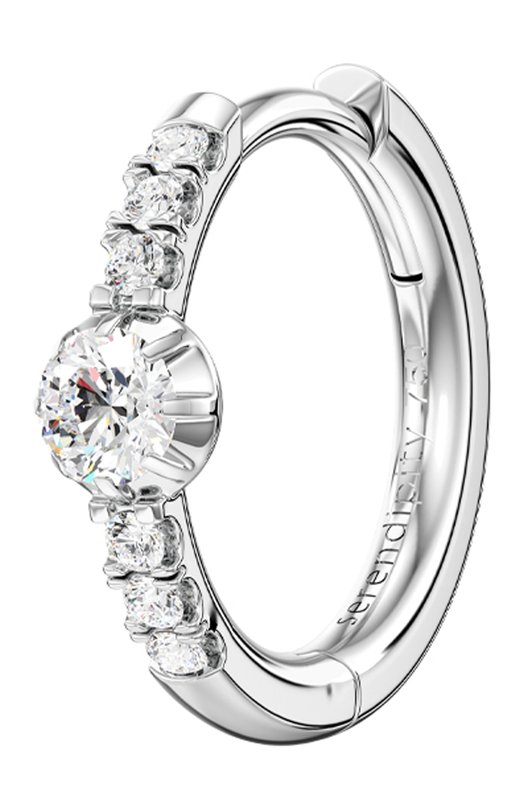 Серьга Serendipity EJE0077W Бесцветный EJE0077W