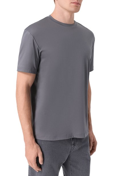 Хлопковая футболка GIORGIO ARMANI, арт. 6LSM90/SJTKZ, фото 3