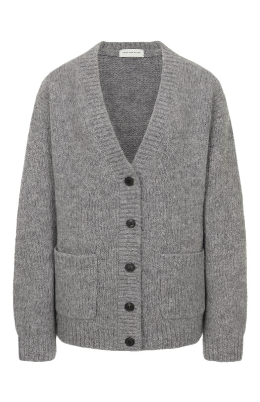 Шерстяной кардиган Dries Van Noten 252-011226-2709 Серый 252-011226-2709