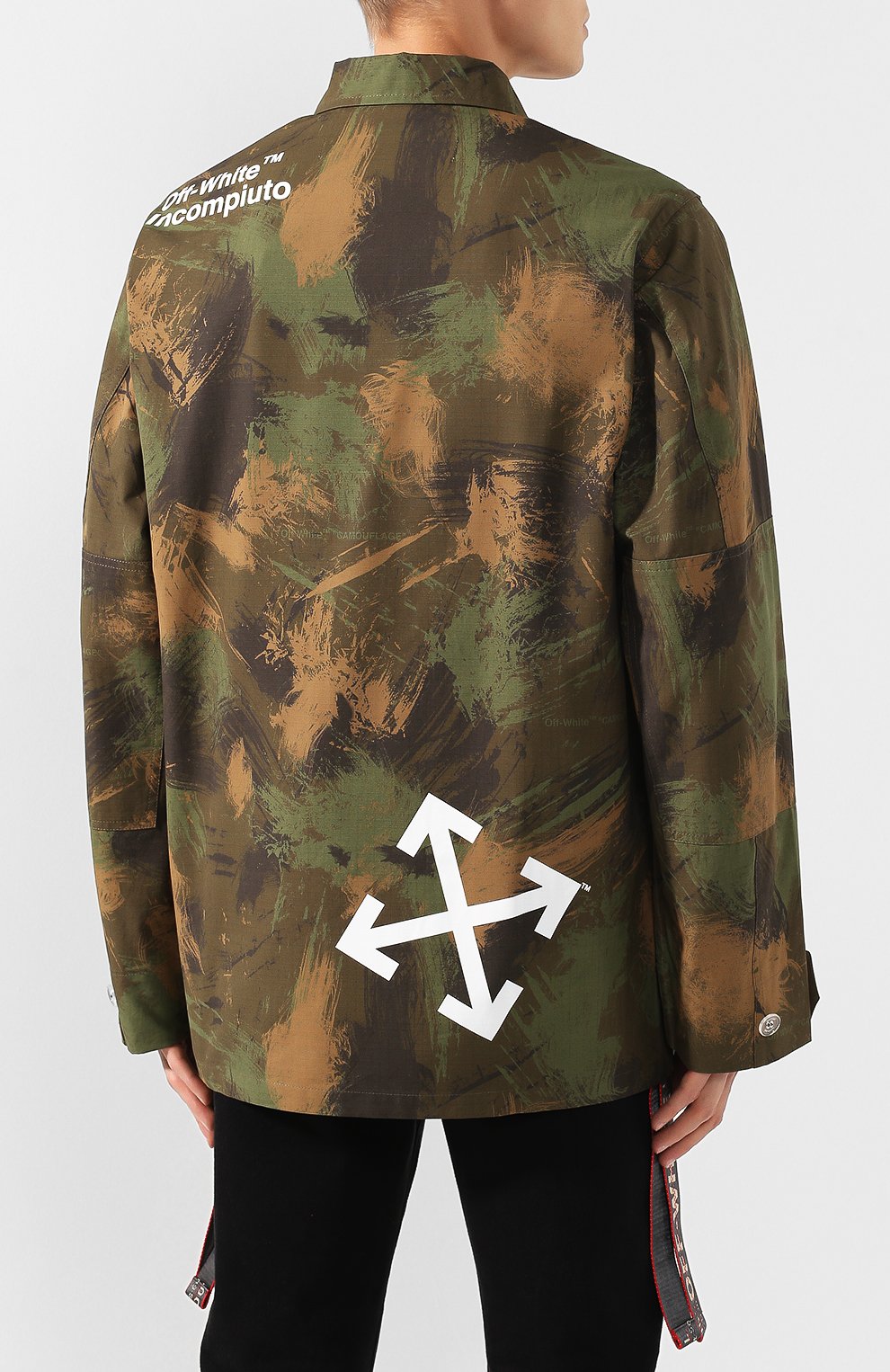 Хлопковая куртка OFF-WHITE, арт. 0MEL007E19A660189901, фото 4