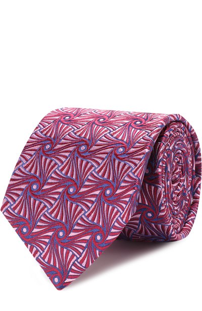 Мужской шелковый галстук с узором TURNBULL & ASSER, арт. TIE002-BB216