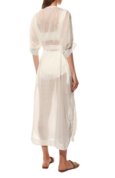 Туника из хлопка и шелка LILA EUGENIE, арт. 2209 MAXI, фото 4