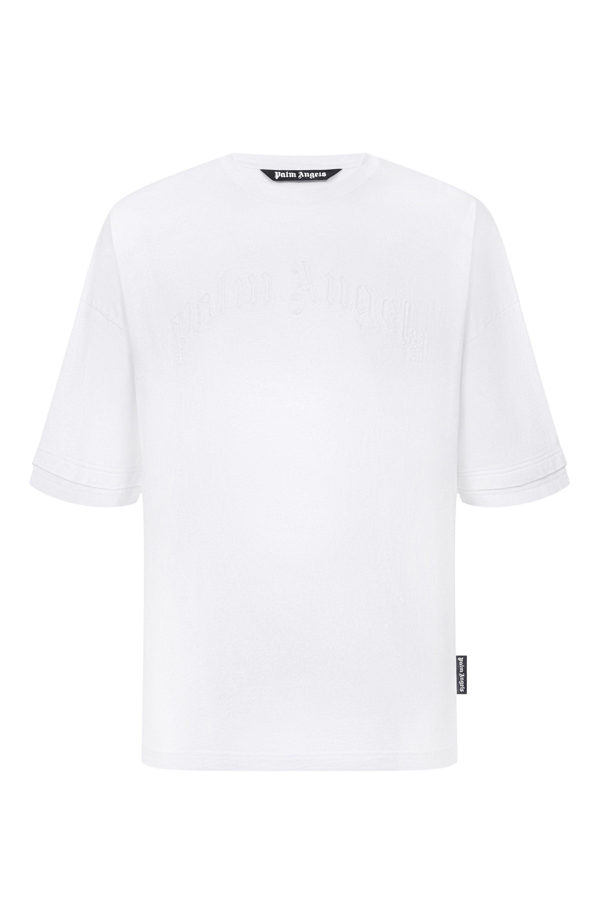 Хлопковая футболка PALM ANGELS, арт. PMAA10QS26JER001, фото 1