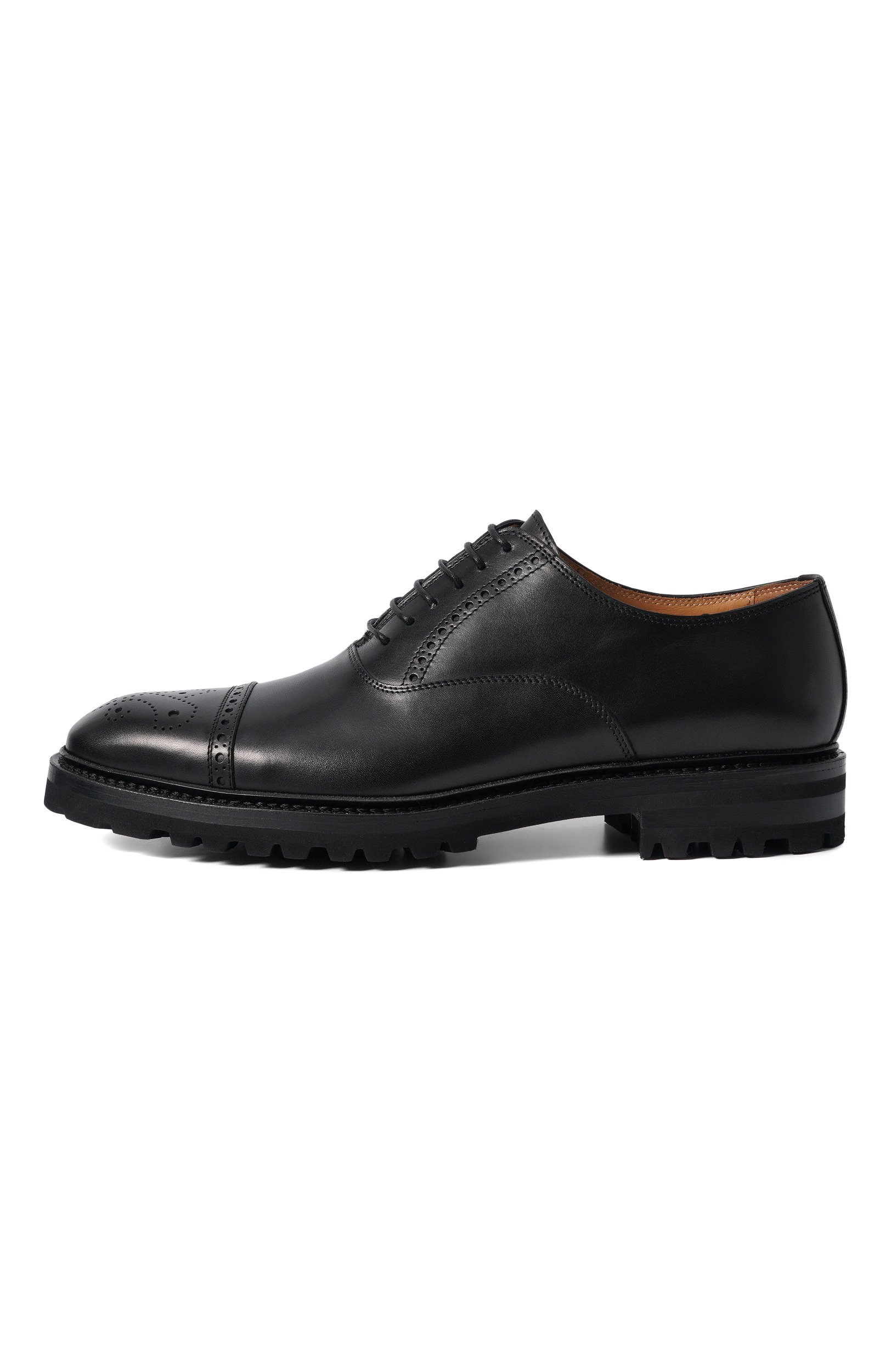 Кожаные оксфорды KITON, арт. USSA526N00100, фото 3