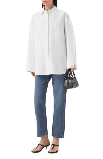 Хлопковая рубашка KSUBI белого цвета по цене 26200 руб., арт. WEX24SH007, фото 2 Хлопковая рубашка KSUBI, арт. WEX24SH007, фото 2