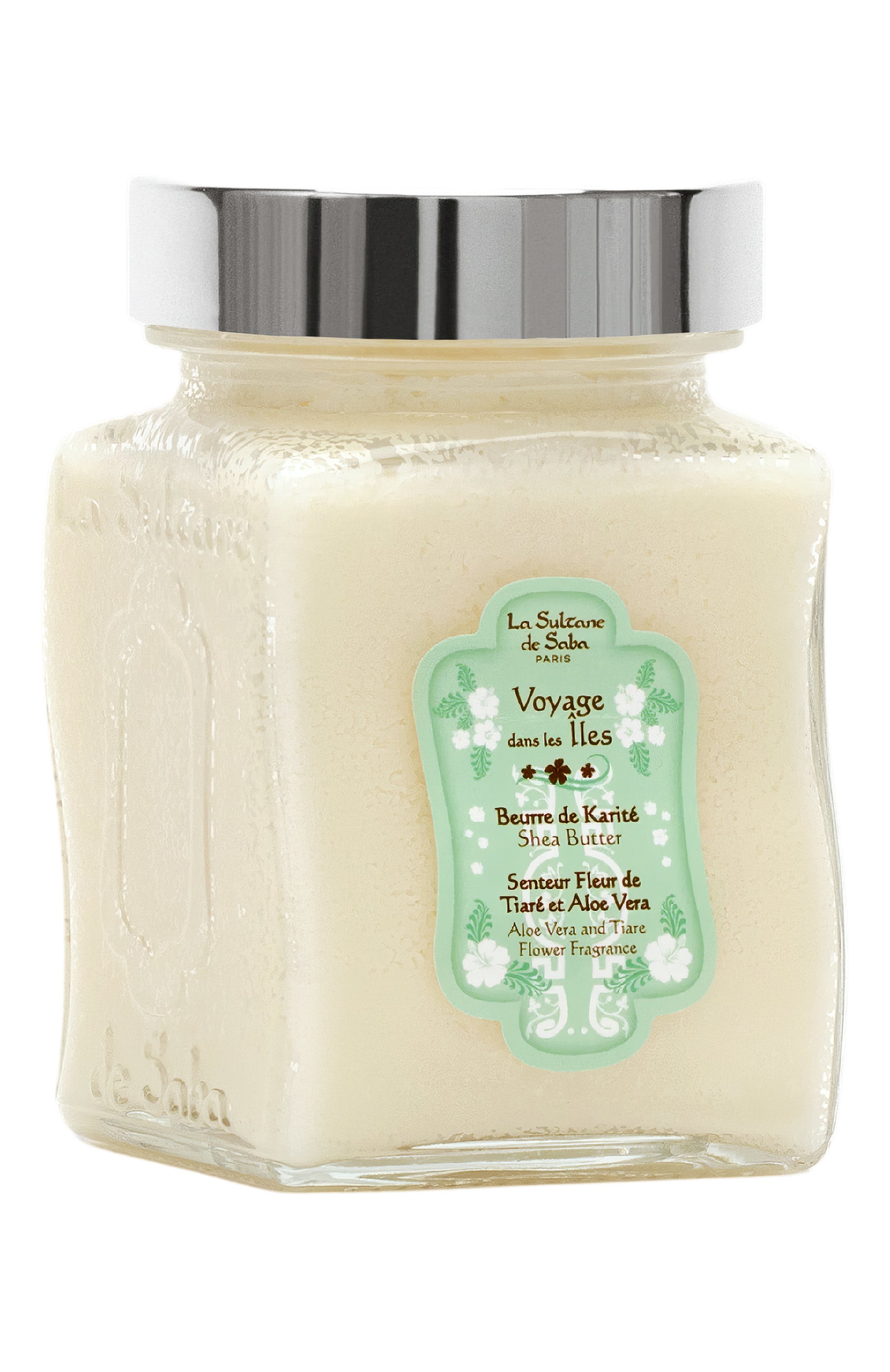 Масло карите для тела и волос "алоэ вера и цветы тиаре" (300ml) LA SULTANE DE SABA, арт. 3700448601872, фото 2