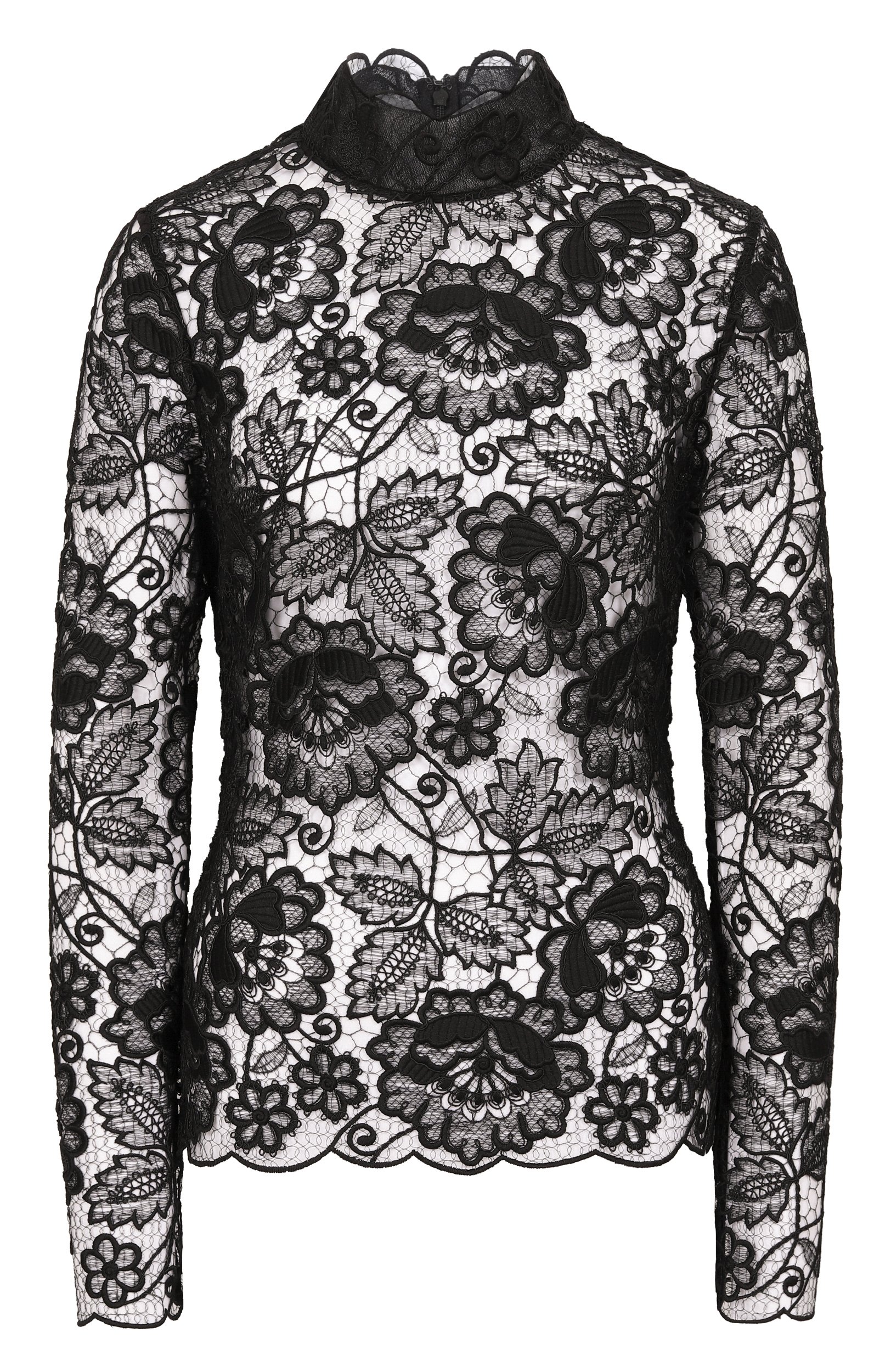 Топ ELIE SAAB черного цвета по цене 208000 руб., арт. T0435NF26/LA011, фото 1 Топ ELIE SAAB, арт. T0435NF26/LA011, фото 1