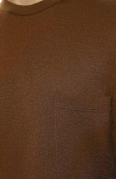 Футболка из шелка и кашемира ZEGNA, арт. UZH9G/C11, фото 5