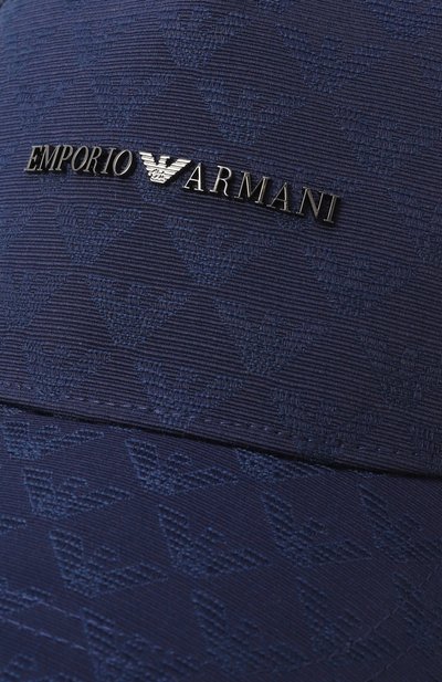 Бейсболка EMPORIO ARMANI синего цвета по цене 17400 руб., арт. 627924/CC985, фото 3 Бейсболка EMPORIO ARMANI, арт. 627924/CC985, фото 3