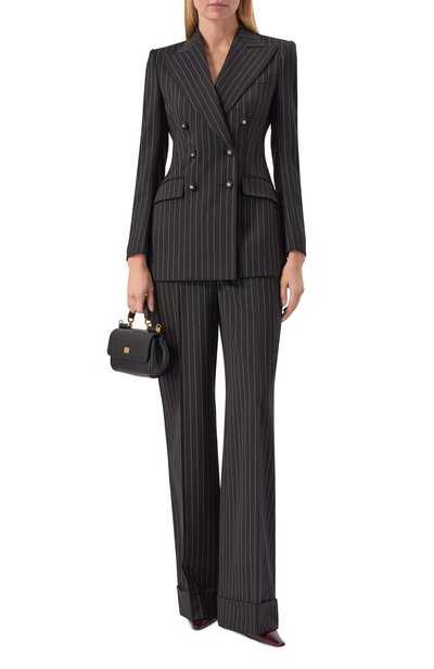 Шерстяные брюки DOLCE & GABBANA, арт. FTBM0T/FRBC0, фото 2