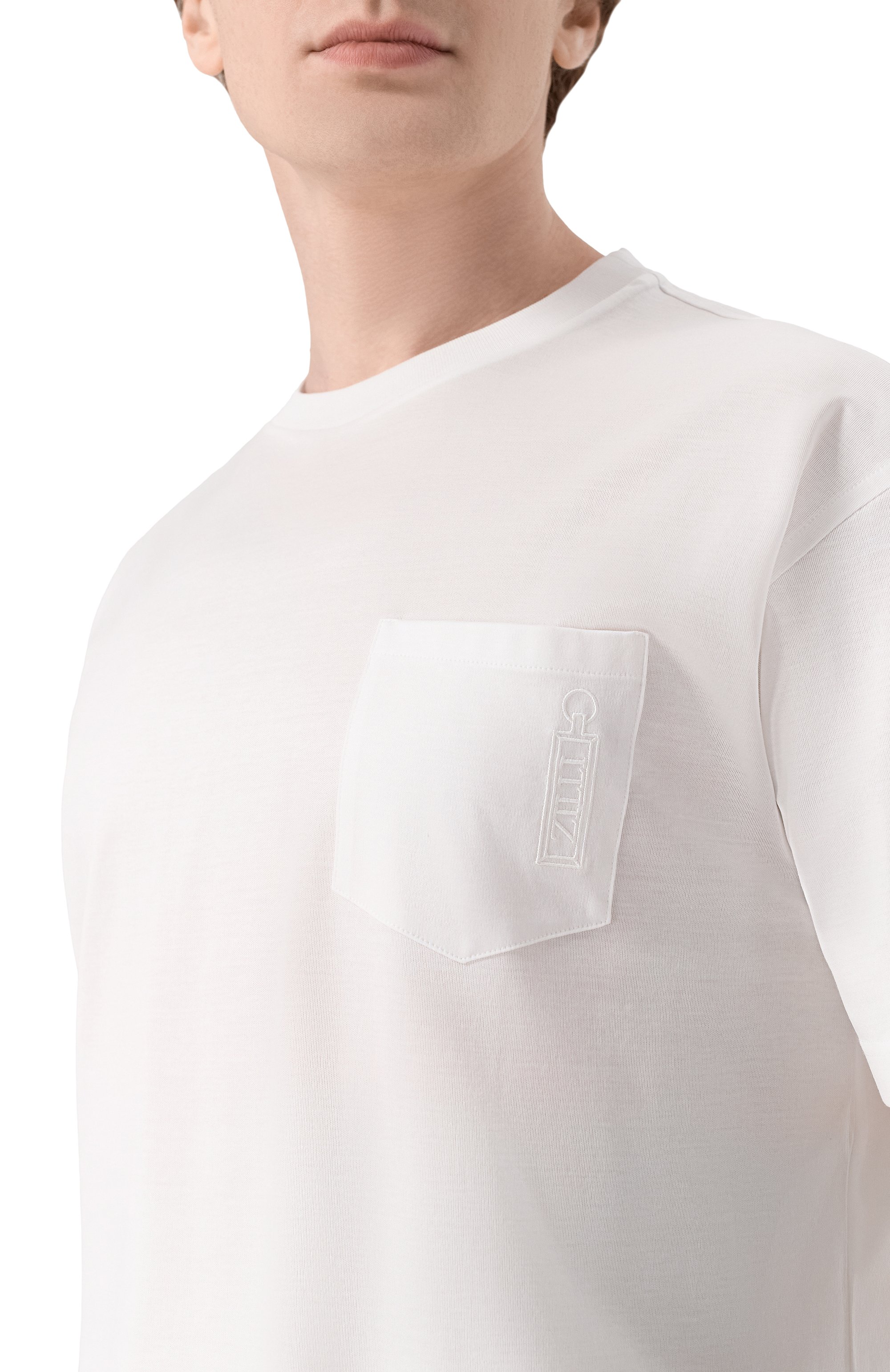 Хлопковая футболка ZILLI, арт. TSR03RM0100VZIN00, фото 5