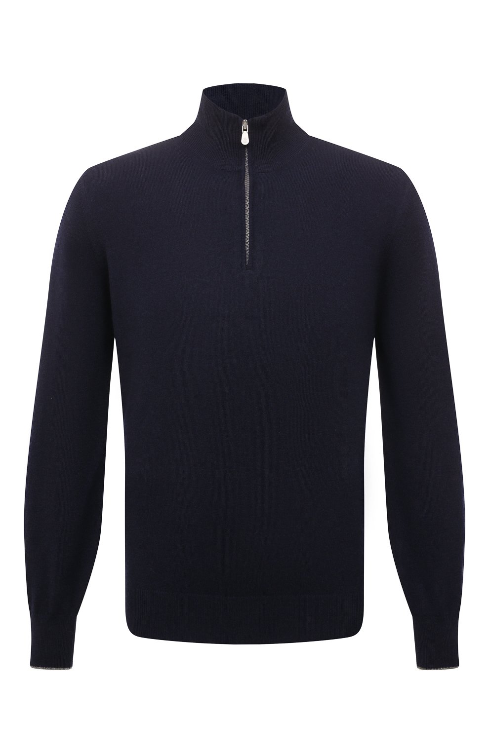 Кашемировый джемпер BRUNELLO CUCINELLI темно-синего цвета по цене 175000 руб., арт. M2200B2212, фото 1 Кашемировый джемпер BRUNELLO CUCINELLI, арт. M2200B2212, фото 1