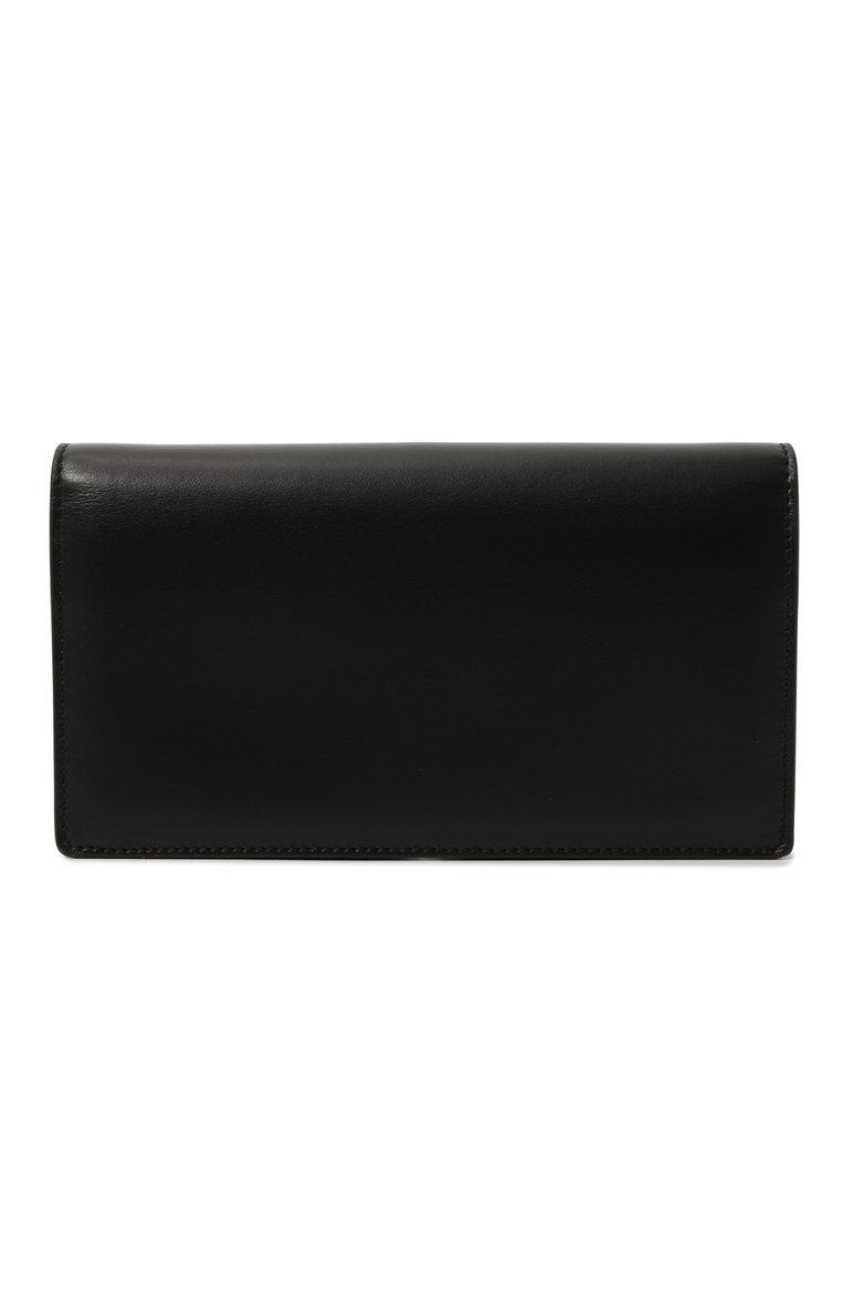 Женская сумка dg logo DOLCE & GABBANA черного цвета, арт. BI9279_BE9279/AG081_1 | Фото 6 (Ремень/цепочка: На ремешке; Размер: mini; Материал: Натуральная кожа; Сумки-технические: Сумки через плечо)