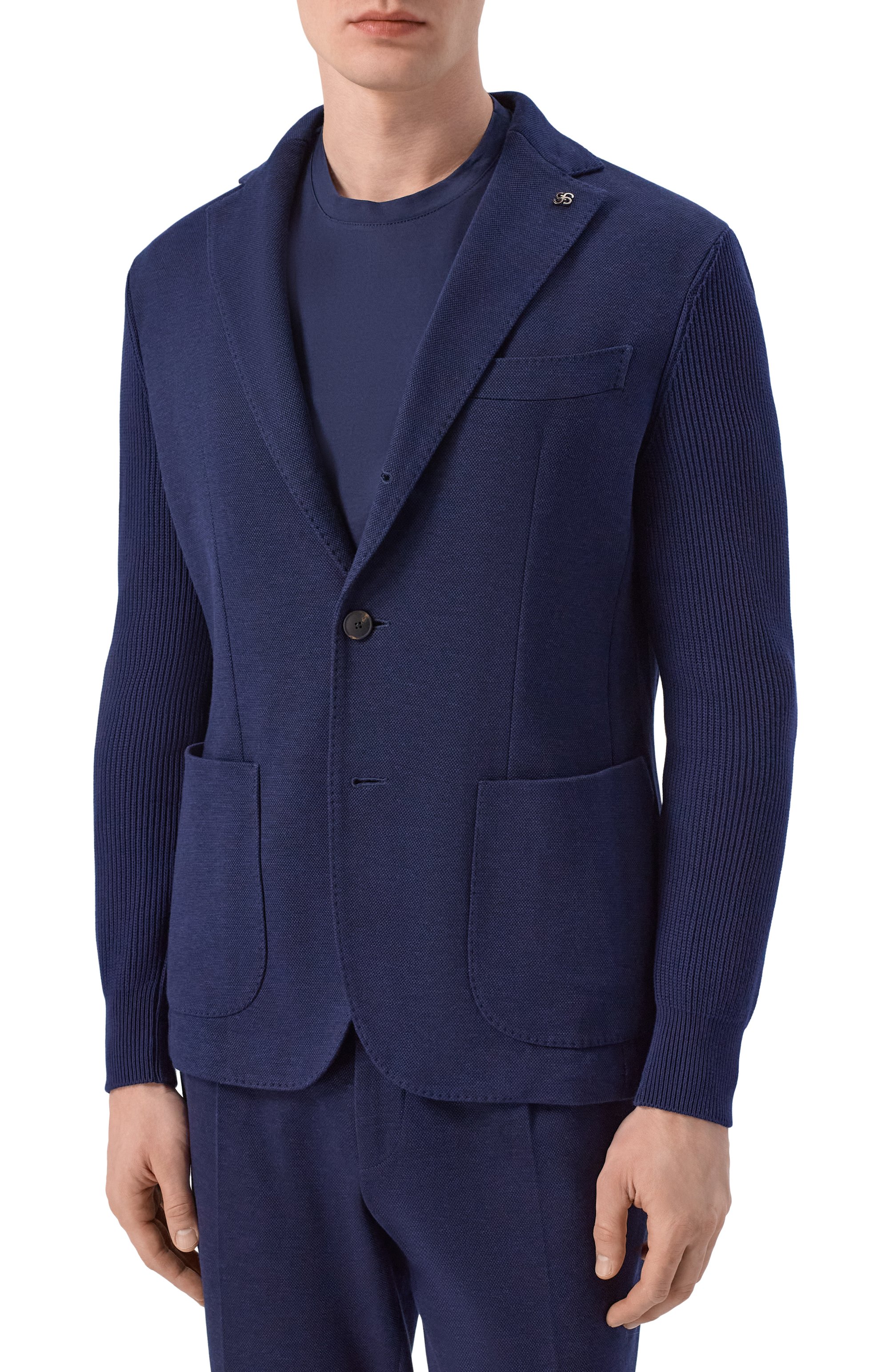 Хлопковый пиджак GRAN SASSO, арт. 23133/76016, фото 6