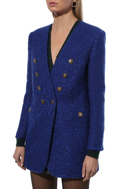 Шерстяной жакет SAINT LAURENT, арт. 671598/Y7D26, фото 3