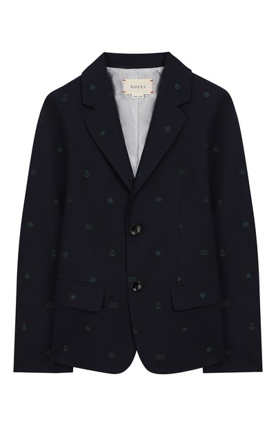 Хлопковый пиджак GUCCI, арт. 600346/XWAHH, фото 1