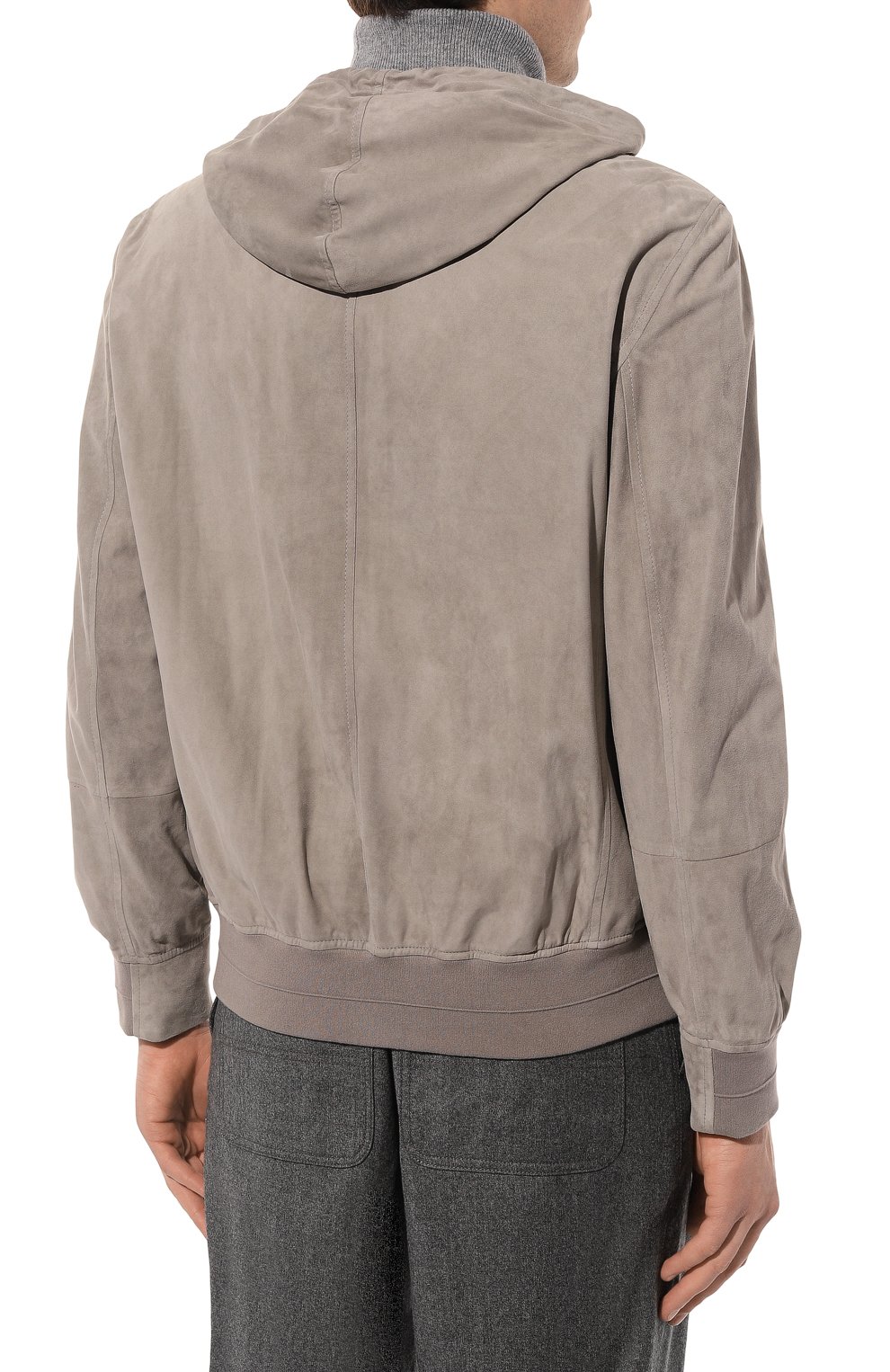 Замшевый бомбер BRUNELLO CUCINELLI, арт. MPCLN1915, фото 4