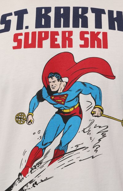 Хлопковая футболка MC2 SAINT BARTH белого цвета по цене 9550 руб., арт. STBM ARN0TT/ARN0001/MAYP57, фото 5 Хлопковая футболка MC2 SAINT BARTH, арт. STBM ARN0TT/ARN0001/MAYP57, фото 5