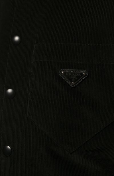Вельветовая рубашка PRADA, арт. SC554M-1Z19-F0002-212, фото 5