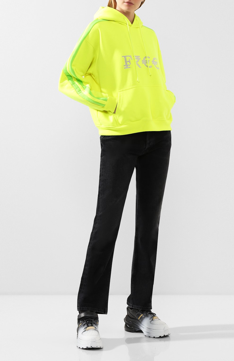 Худи VETEMENTS, арт. SS20TR154 1607/W/FLU0 YELL0W, фото 2
