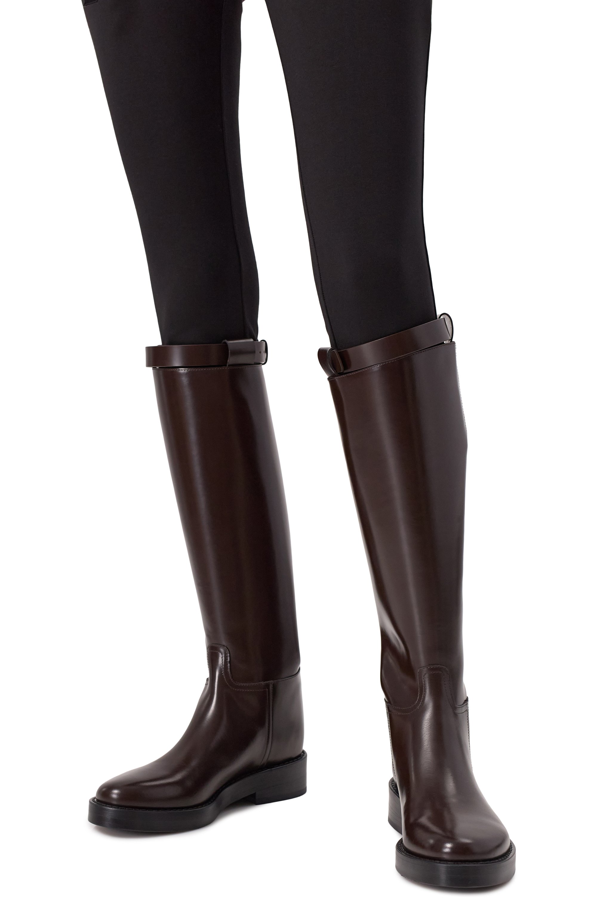 Кожаные сапоги stan ANN DEMEULEMEESTER, арт. B0010078/LT168, фото 3