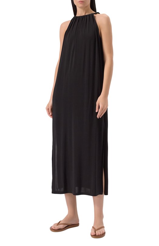 Платье из вискозы Max Mara DIEGO 2516621029 Чёрный  DIEGO 2516621029 Фото 3