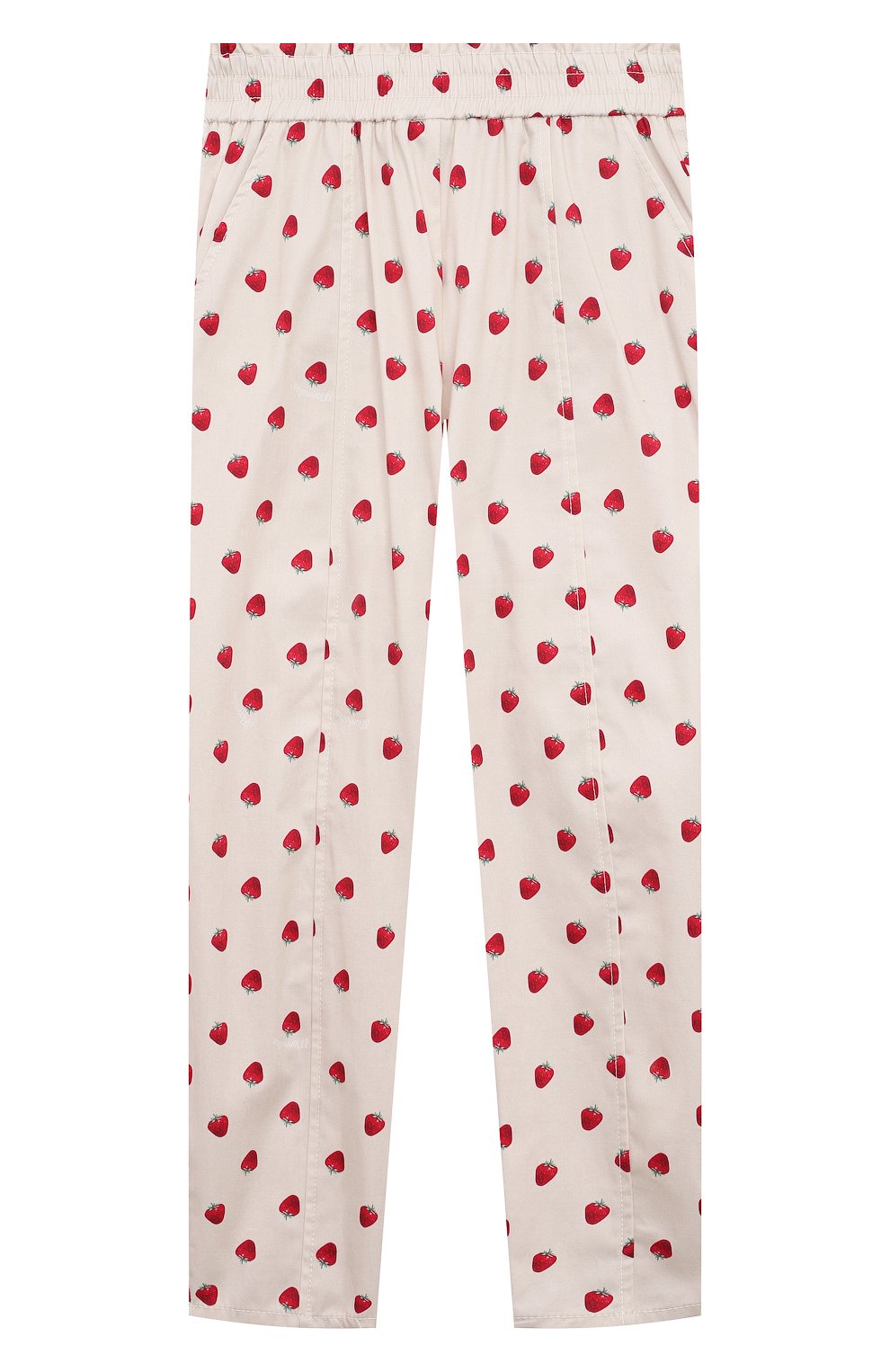 Хлопковые брюки MONNALISA, арт. 11C420, фото 1