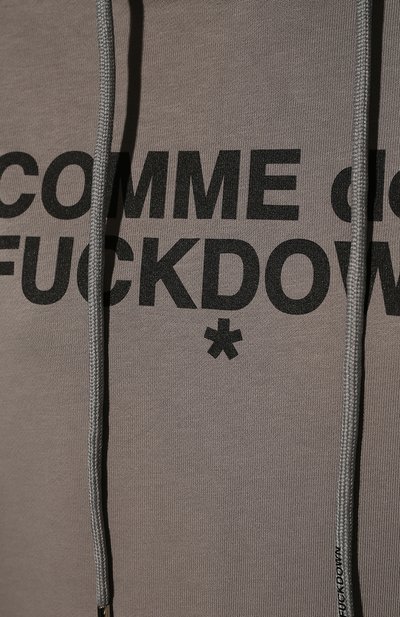 Хлопковое худи COMME DES FUCKDOWN, арт. CDFD1902, фото 5