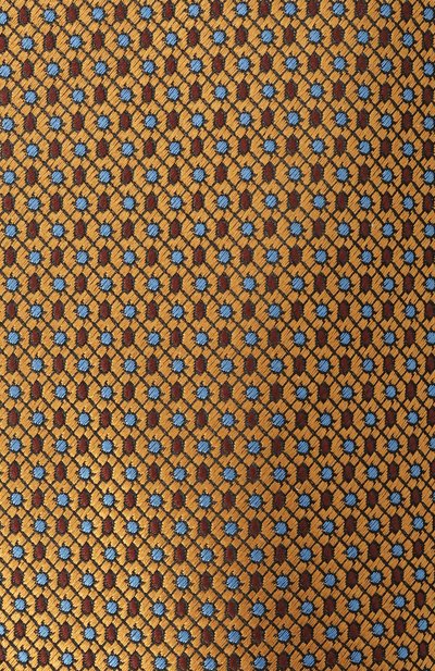 Шелковый галстук CANALI желтого цвета по цене 21000 руб., арт. 18/HJ04406, фото 4 Шелковый галстук CANALI, арт. 18/HJ04406, фото 4