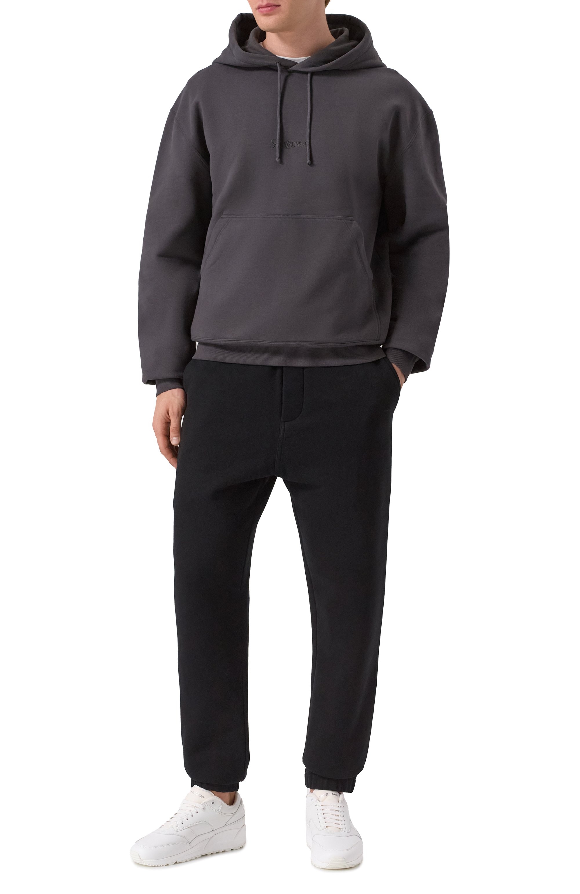 Хлопковые джоггеры SAINT LAURENT, арт. 813788/Y36SW, фото 2