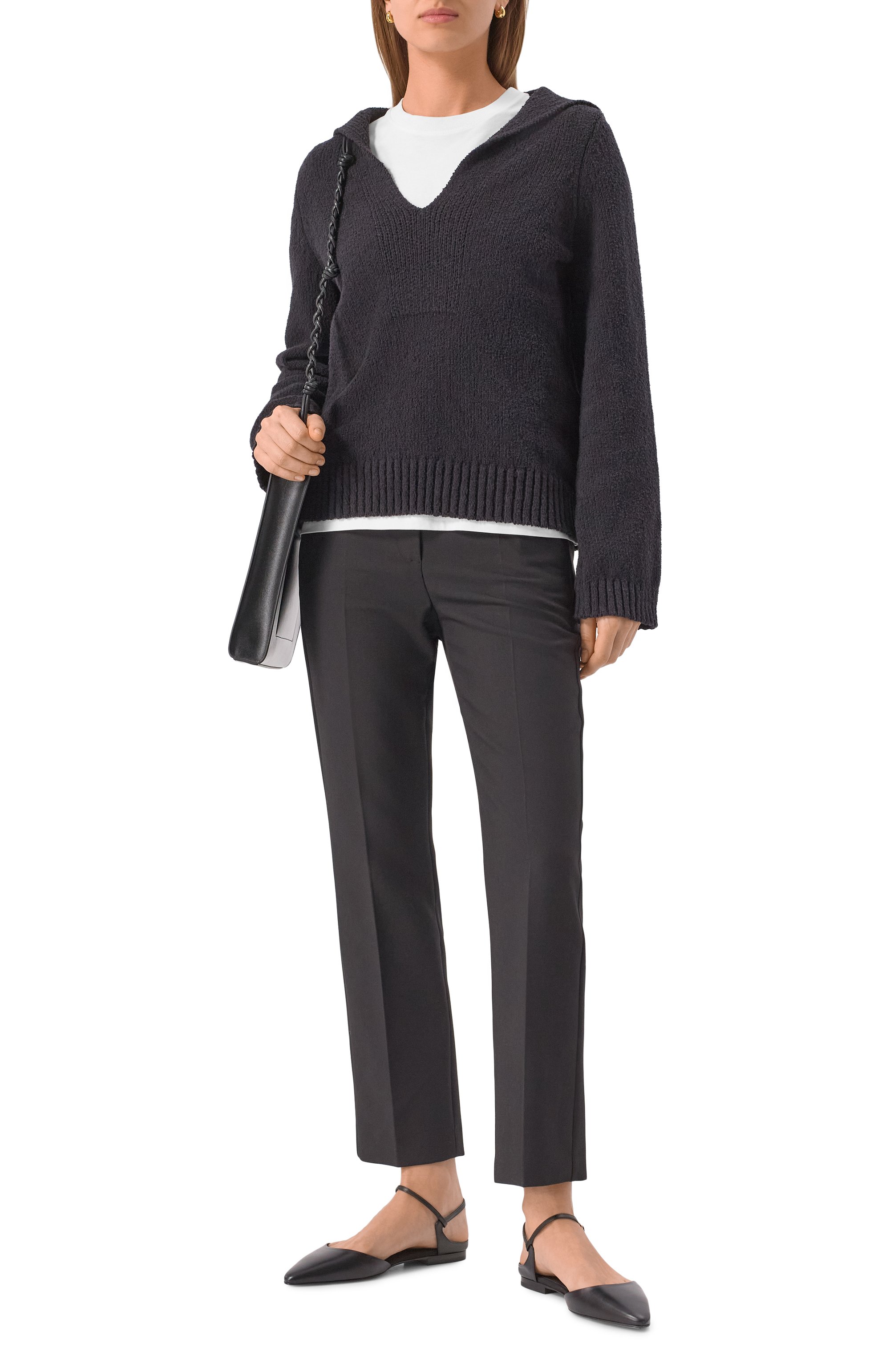 Хлопковый свитер LOULOU DE SAISON, арт. BAHIA, фото 2