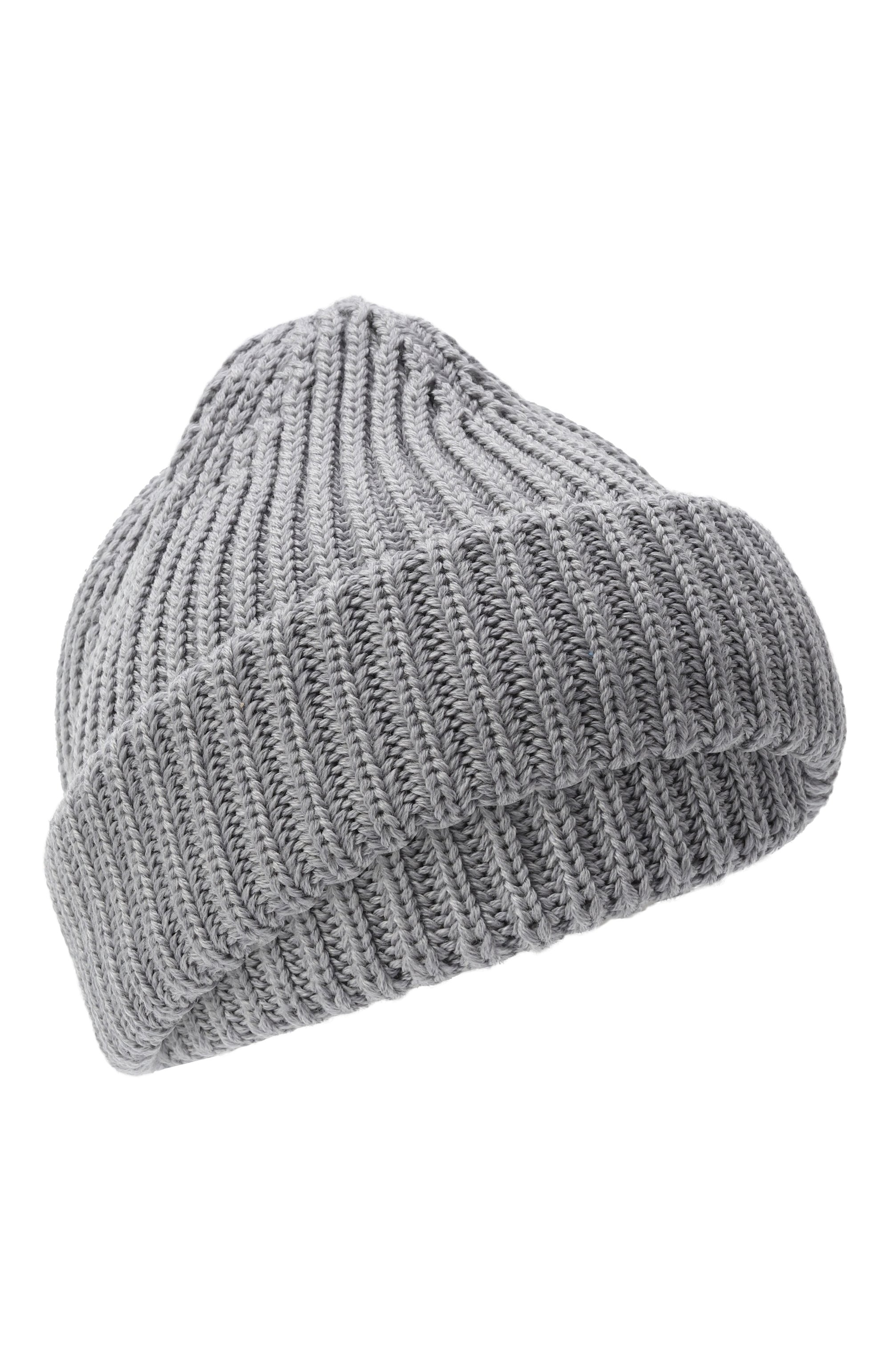 Шерстяная шапка CATYA серого цвета по цене 7995 руб., арт. 529663, фото 1 Шерстяная шапка CATYA, арт. 529663, фото 1