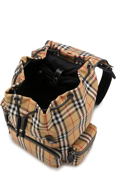 Текстильный рюкзак в клетку vintage check BURBERRY, арт. 4077392, фото 4