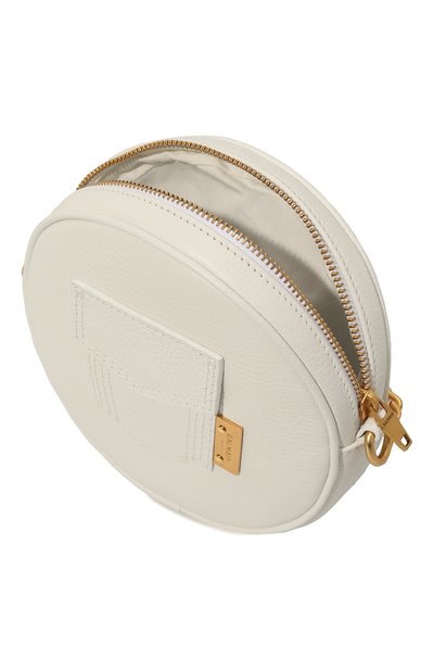 Кожаная сумка BALMAIN белого цвета по цене 57950 руб., арт. BS0B48, фото 3 Кожаная сумка BALMAIN, арт. BS0B48, фото 3