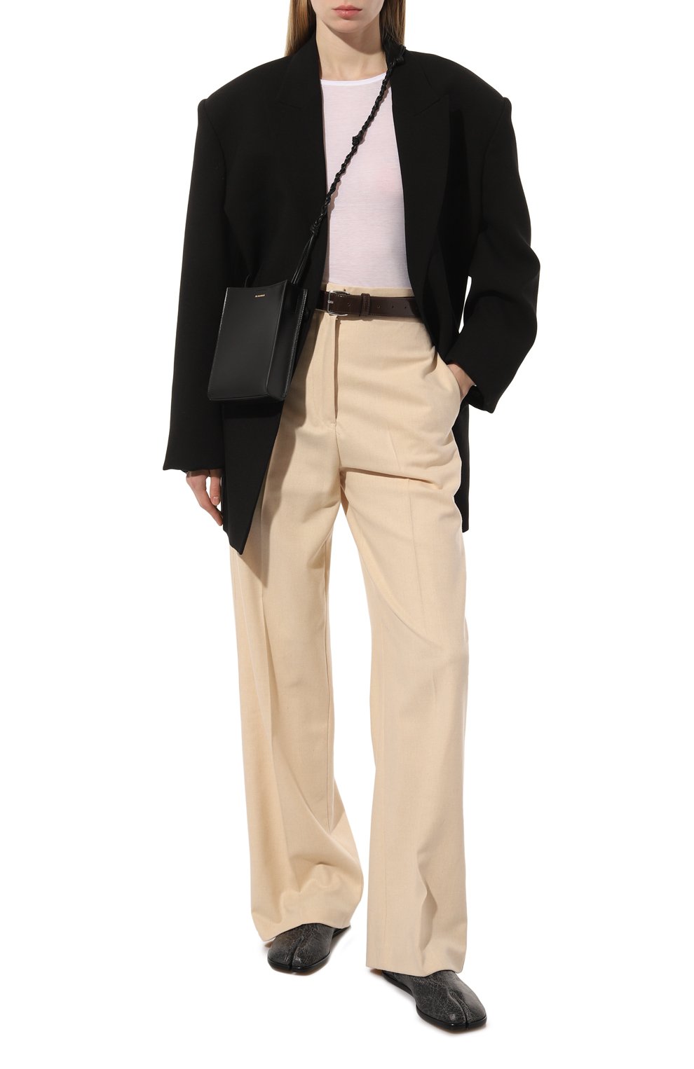 Кожаные туфли tabi MAISON MARGIELA, арт. S58WR0033/P5342, фото 2