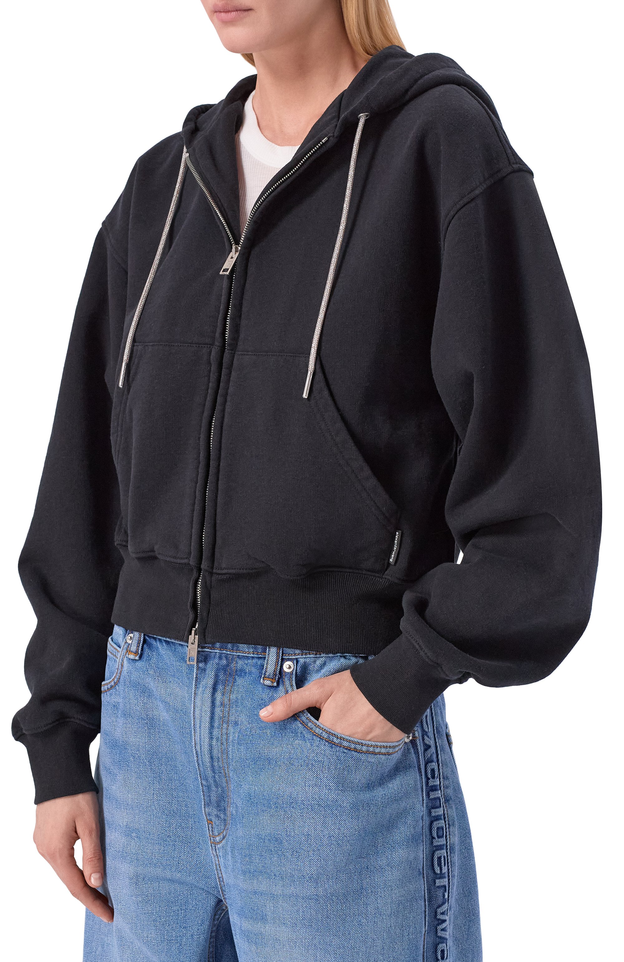Хлопковая толстовка ALEXANDER WANG, арт. 1CC2262779, фо то 3