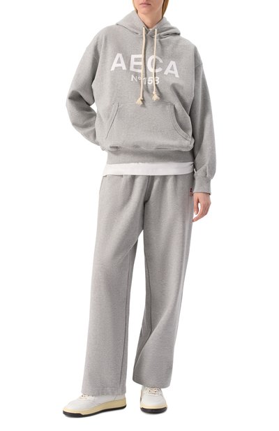 Хлопковое худи AECA WHITE, арт. AWCMFWBDTSPSO002C0.GREY/WHITE (M), фото 2
