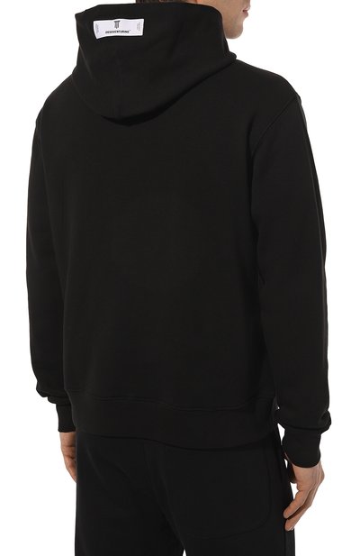 Хлопковое худи DIEGO VENTURINO, арт. D3S3FLHB, фото 4