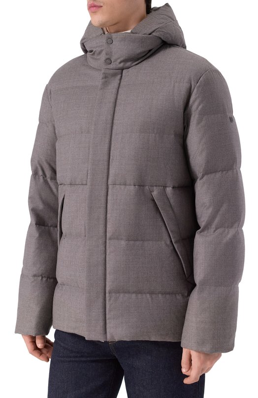 Шерстяной пуховик Duno VIRTUS/B0LZAN0 Серый  VIRTUS/B0LZAN0 Фото 3