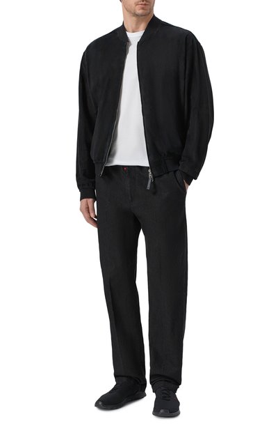 Мужские текстильные кроссовки KITON, арт. USSA450N01362