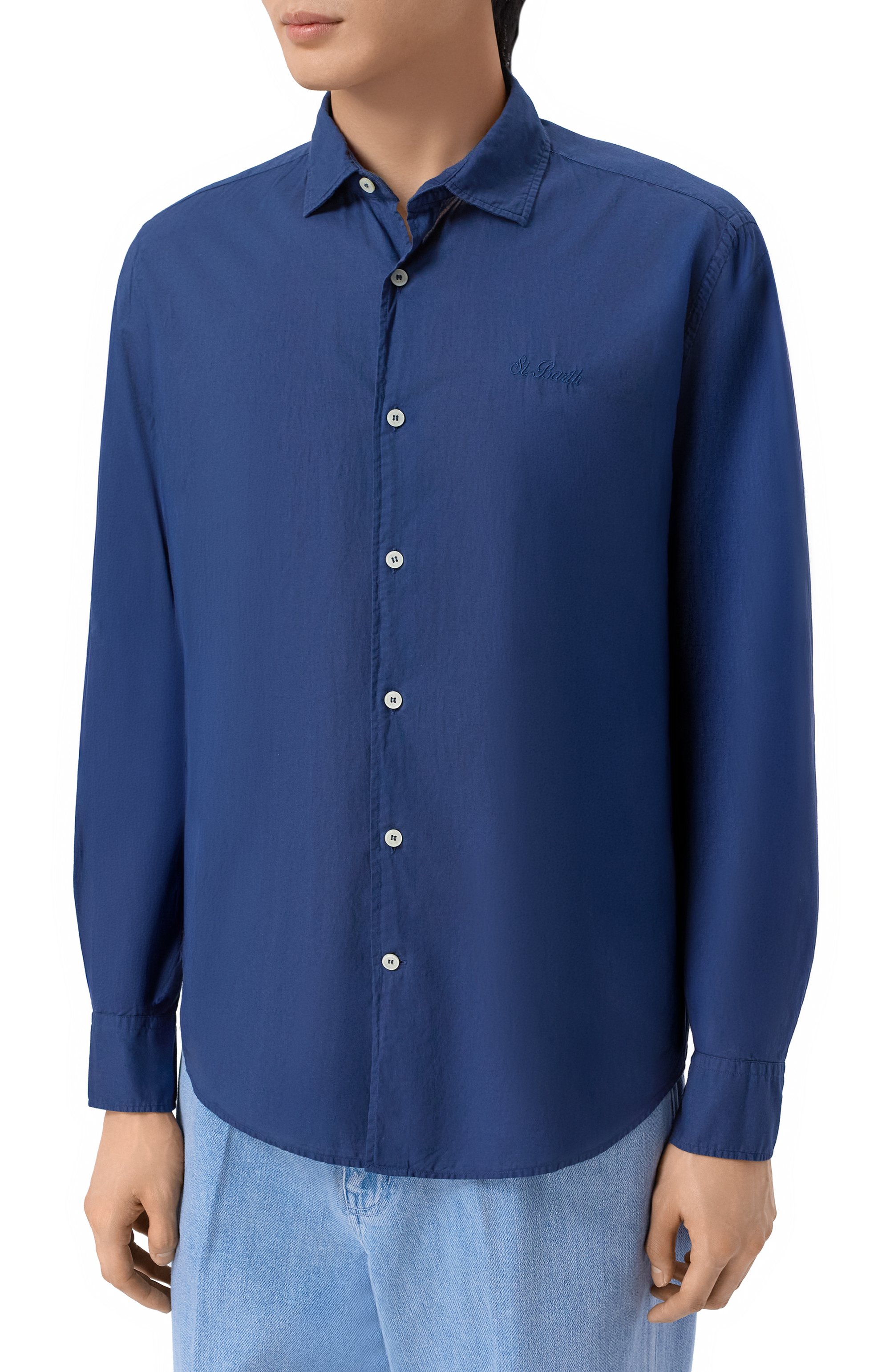 Хлопковая рубашка MC2 SAINT BARTH, арт. LCM0001-00097L/CHEMISE ICE, фото 3