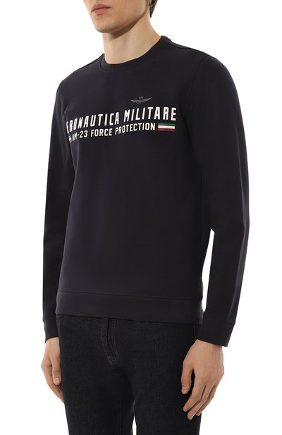 Хлопковый свитшот AERONAUTICA MILITARE, арт. FE1968F459, фото 3