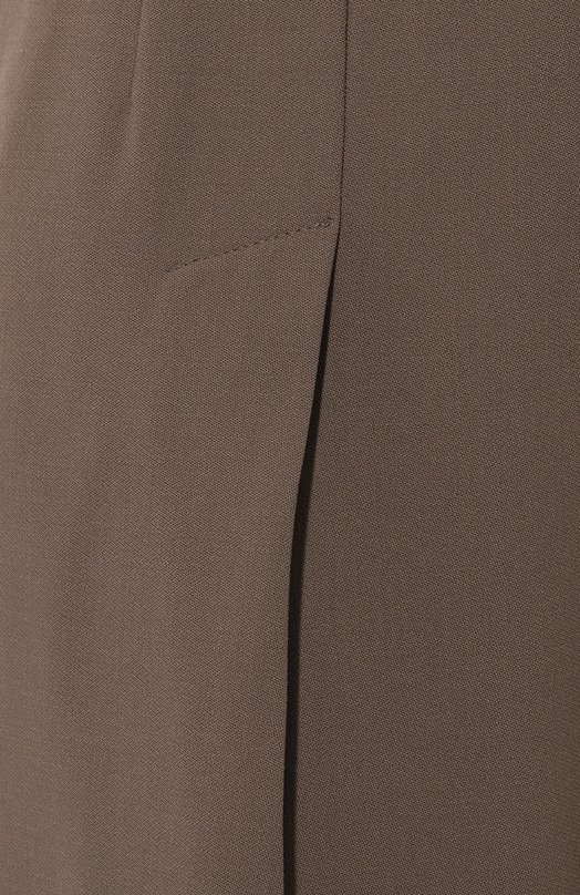 Шерстяные брюки Giorgio Armani 0WHPP0DG/T01QW Коричневый  0WHPP0DG/T01QW Фото 5