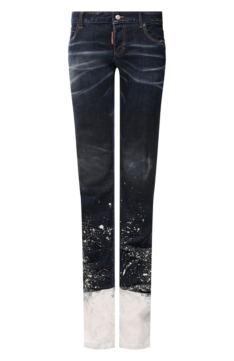 Джинсы DSQUARED2 темно-синего цвета по цене 97800 руб., арт. S72LB0811/S30342, фото 1 Джинсы DSQUARED2, арт. S72LB0811/S30342, фото 1