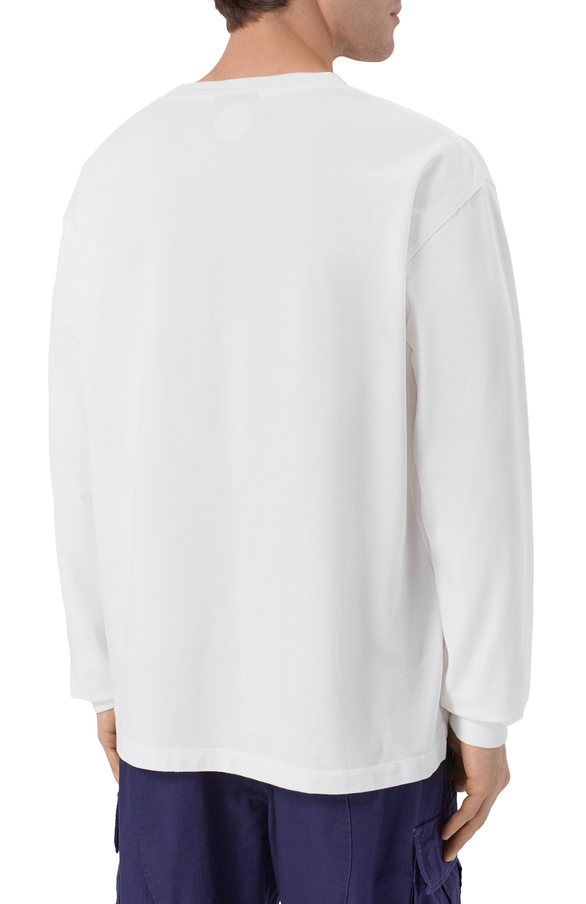 Хлопковый лонгслив DSQUARED2 белого цвета по цене 35600 руб., арт. S74GD1555/D20106, фото 4 Хлопковый лонгслив DSQUARED2, арт. S74GD1555/D20106, фото 4