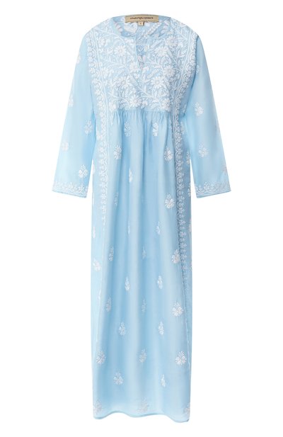 Женское шелковое платье MUZUNGU SISTERS, арт. EMBR0IDERED SILK DRESS/IN075